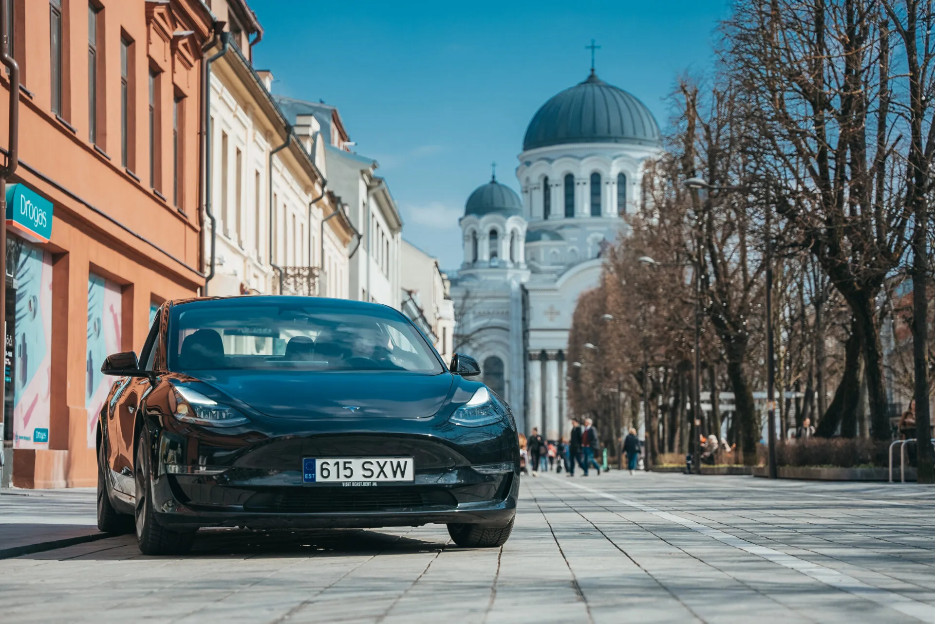 What does a P2P service for Teslas include?